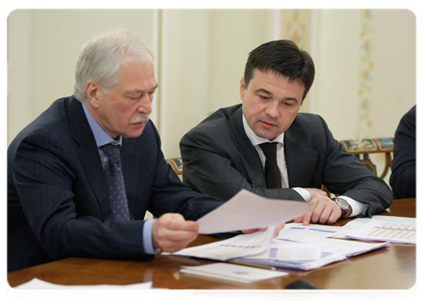 State Duma Speaker Boris Gryzlov and Head of the United Russia Central Executive Committee Andrei Vorobyov|15 march, 2011|14:07