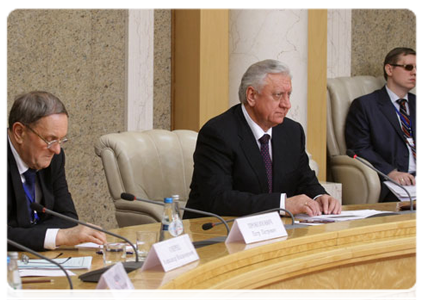 Belarusian Prime Minister Mikhail Myasnikovich during the Russian-Belarusian talks|15 march, 2011|20:32