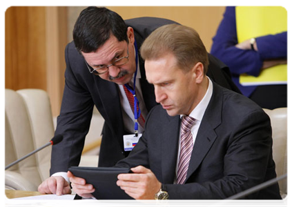 First Deputy Prime Minister Igor Shuvalov during the Russian-Belarusian talks|15 march, 2011|20:32