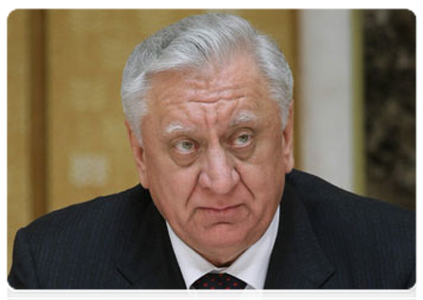 Belarusian Prime Minister Mikhail Myasnikovich during a meeting of the Union State Council of Ministers|15 march, 2011|22:02