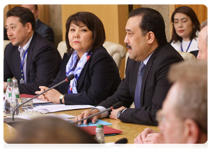 Kazakh Prime Minister Karim Massimov during a meeting of the prime ministers of the Interstate Council of the Eurasian Economic Community, the supreme body of the Customs Union|15 march, 2011|22:50
