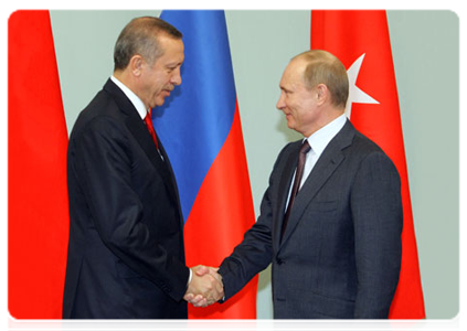 Prime Minister Vladimir Putin at a meeting with Turkish Prime Minister Recep Tayyip Erdogan|16 march, 2011|19:37