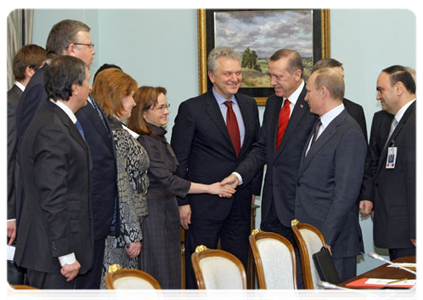 Prime Minister Vladimir Putin at a meeting with Turkish Prime Minister Recep Tayyip Erdogan|16 march, 2011|19:37