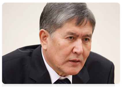 Kyrgyz Prime Minister Almazbek Atambayev meets with Prime Minister Vladimir Putin|18 march, 2011|21:02