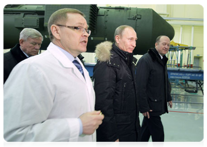 Prime Minister Vladimir Putin visits the Votkinsk plant in Udmurtia|21 march, 2011|16:34