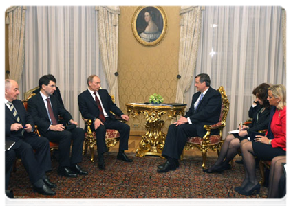 Prime Minister Vladimir Putin with Slovenian President Danilo Türk|22 march, 2011|22:36