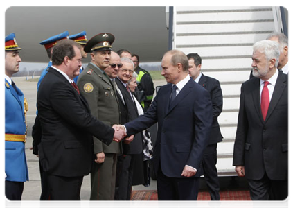 Prime Minister Vladimir Putin arrives in Belgrade to hold talks with Serbia’s leaders|23 march, 2011|15:52