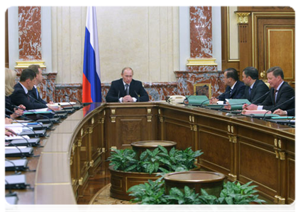 Prime Minister Vladimir Putin holds a meeting of the Government of the Russian Federation|24 march, 2011|17:22