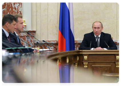 Prime Minister Vladimir Putin holds a meeting of the Government of the Russian Federation|24 march, 2011|17:22