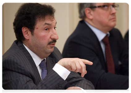 Rector of the Russian Presidential Academy of National Economy and Public Administration Vladimir Mau at a meeting on the preliminary results of expert research into socio-economic strategy through 2020|29 march, 2011|18:26
