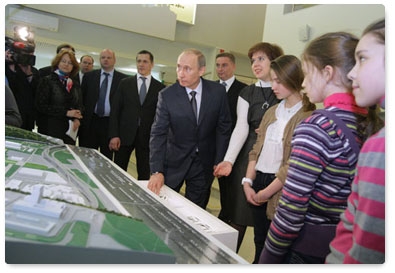 Prime Minister Vladimir Putin visits Vorobyovy Gory environmental and educational centre