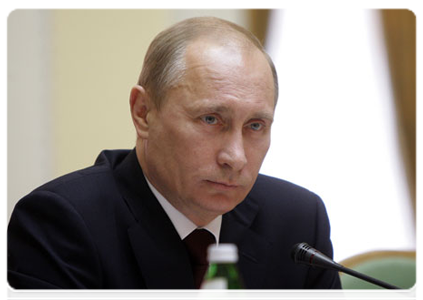 Председатель Правительства Российской Федерации В.В.Путин провёл в Киеве переговоры с Премьер-министром Украины Н.Я.Азаровым|12 апреля, 2011|18:37