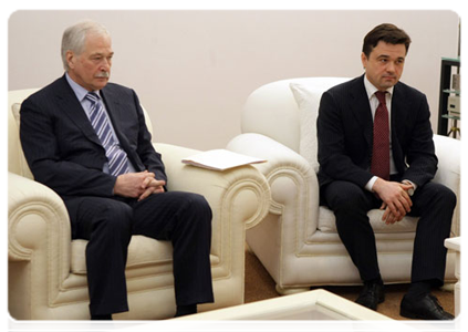 Chairman of the United Russia Supreme Council and State Duma Speaker Boris Gryzlov and Head of the United Russia Central Executive Committee Andrei Vorobyov|15 april, 2011|17:49