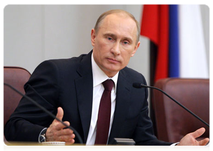 Prime Minister Vladimir Putin delivers a report on the government’s performance in 2010|20 april, 2011|15:46