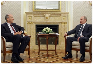 Prime Minister Vladimir Putin meets with Director General of the World Intellectual Property Organisation Francis Gurry