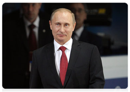 Prime Minister Vladimir Putin takes part in the opening ceremony of the World Figure Skating Championships in Moscow|27 april, 2011|20:19