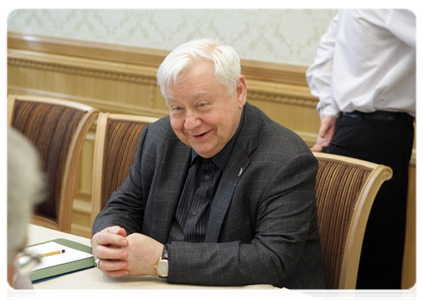 People's Artist of the USSR, artistic director and manager of the Chekhov Moscow Art Theatre Oleg Tabakov|29 april, 2011|18:53