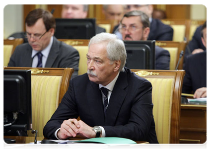 State Duma Speaker Boris Gryzlov at a meeting of the government|4 april, 2011|16:35