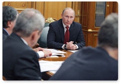 Prime Minister Vladimir Putin chairs meeting on car-scrapping programme and renewal of truck and bus fleet