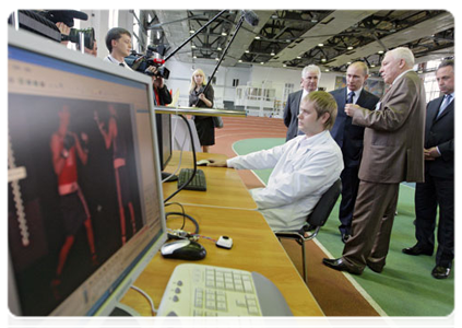 Prime Minister Vladimir Putin visits the Kuban State University of Physical Education, Sports and Tourism|16 may, 2011|19:22