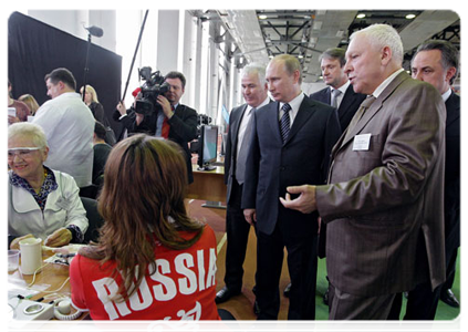 Prime Minister Vladimir Putin visits the Kuban State University of Physical Education, Sports and Tourism|16 may, 2011|19:23
