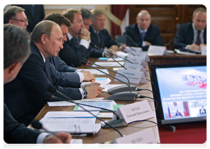 Prime Minister Vladimir Putin holds a Presidium meeting of the President’s Council on Physical Fitness and Sports in Krasnodar|16 may, 2011|21:42