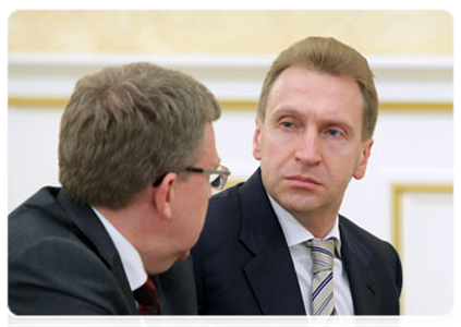 First Deputy Prime Minister Igor Shuvalov at the Government Presidium meeting|17 may, 2011|21:41