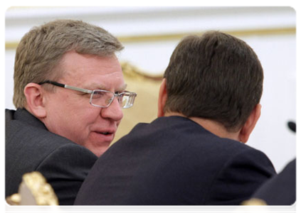 Finance Minister and Deputy Prime Minister Alexei Kudrin at the Government Presidium meeting|17 may, 2011|21:41