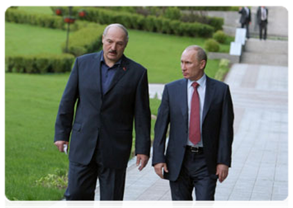Председатель Правительства Российской Федерации В.В.Путин в ходе рабочего визита в Минск встретился с Президентом Белоруссии А.Г.Лукашенко|19 мая, 2011|22:57
