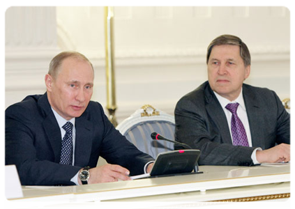 Prime Minister Vladimir Putin meeting with the Federal President of the Republic of Austria, Dr Heinz Fischer|20 may, 2011|15:52