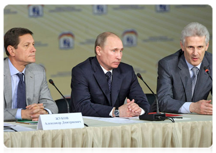 Prime Minister Vladimir Putin at the Sixth Congress of the Russian Pedagogical Assembly|31 may, 2011|14:50