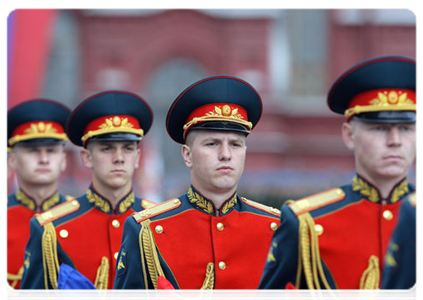 The Victory Day parade on Red Square, celebrating the 66th anniversary of Victory in the Great Patriotic War|9 may, 2011|10:50