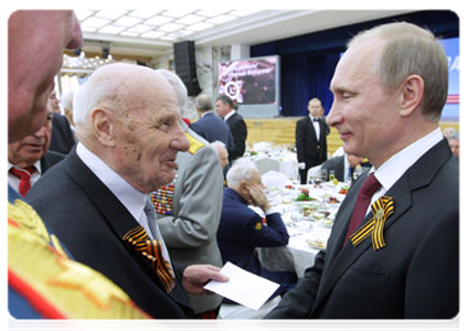 After the parade on Red Square, Vladimir Putin attends a gala reception in honour of Victory Day|9 may, 2011|14:28