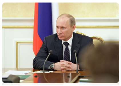 Prime Minister Vladimir Putin holds a meeting on gas industry taxation|1 june, 2011|12:00