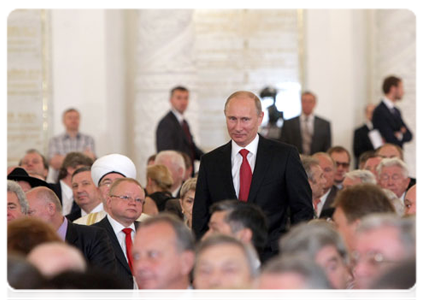 Prime Minister Vladimir Putin attends gala events devoted to Russia Day|12 june, 2011|16:04