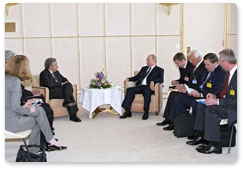 Prime Minister Vladimir Putin meets with UN High Commissioner for Refugees Antonio Guterres