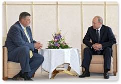 Prime Minister Vladimir Putin meets with Executive Secretary of the United Nations Economic Commission for Europe Jan Kubiš