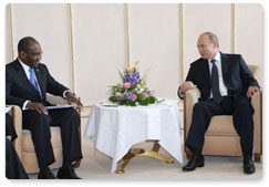 Prime Minister Vladimir Putin meets with Secretary General of the International Telecommunication Union Hamadoun Toure