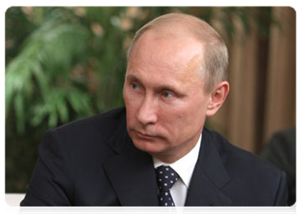 Председатель Правительства Российской Федерации В.В.Путин встретился с президентом Международного олимпийского комитета Ж.Рогге|15 июня, 2011|19:57