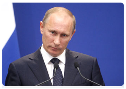 Председатель Правительства Российской Федерации В.В.Путин и Премьер-министр Франции Ф.Фийон провели по итогам своих переговоров совместную пресс-конференцию|21 июня, 2011|18:37