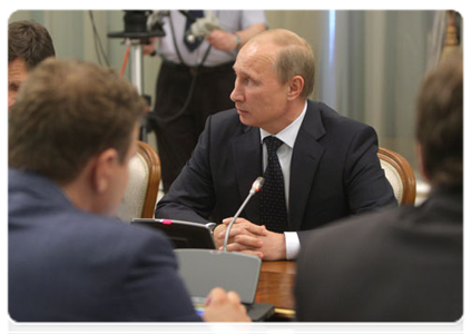 Prime Minister Vladimir Putin meeting with Russia’s animation filmmakers|28 june, 2011|17:38