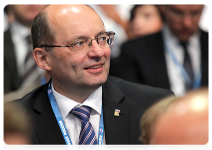 Sverdlovsk Region Governor Alexander Misharin at the United Russia party's interregional conference of regional branches in the Urals Federal District on the theme, "The Strategy of the Social and Economic Development of the Urals until 2020. Programme for 2011-2012."|30 june, 2011|13:55