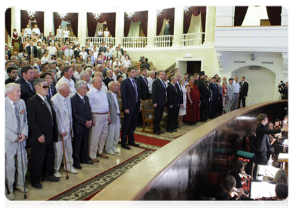 Prime Minister Vladimir Putin at a meeting devoted to the 350th anniversary of Buryatia’s voluntary accession into Russia|1 july, 2011|15:20