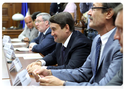 Transport Minister Igor Levitin at a meeting with top executives of Buryatia’s industrial enterprises|1 july, 2011|17:58