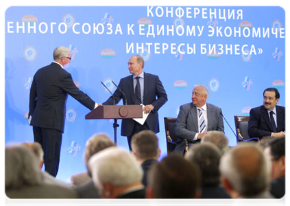 Prime Minister Vladimir Putin taking part in the business conference “From Customs Union to Common Economic Space: Business Interests”|12 july, 2011|16:02