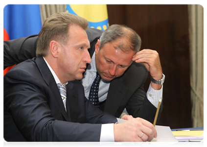 First Deputy Prime Minister Igor Shuvalov|12 july, 2011|17:13