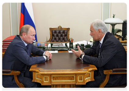 Prime Minister Vladimir Putin meeting with State Duma Speaker Boris Gryzlov, Chairman of the United Russia Party’s Supreme Council|13 july, 2011|13:12