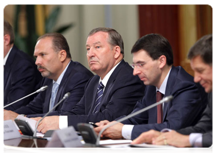 Participants at a meeting of the committee established to organise the celebration of Pyotr Stolypin’s 150th birthday anniversary|13 july, 2011|16:35