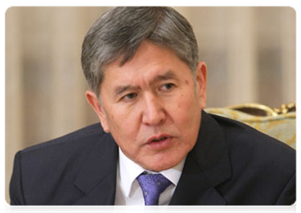 Kyrgyz Prime Minister Almazbek Atambayev with Vladimir Putin|20 july, 2011|22:54