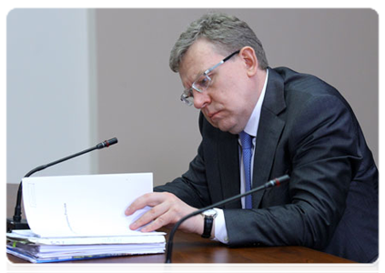 Deputy Prime Minister and Minister of Finance Alexei Kudrin at a meeting on the issue of defence procurement|26 july, 2011|20:35